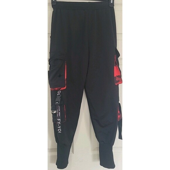 Forever Young FY-YOUNG Hip Hop Harlem Joggers Streetwear Cargo size SMALL GUC - Picture 4 of 15
